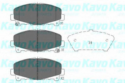 KAVO PARTS kbp2050 -  Комплект тормозных колодок, дисковый тормоз